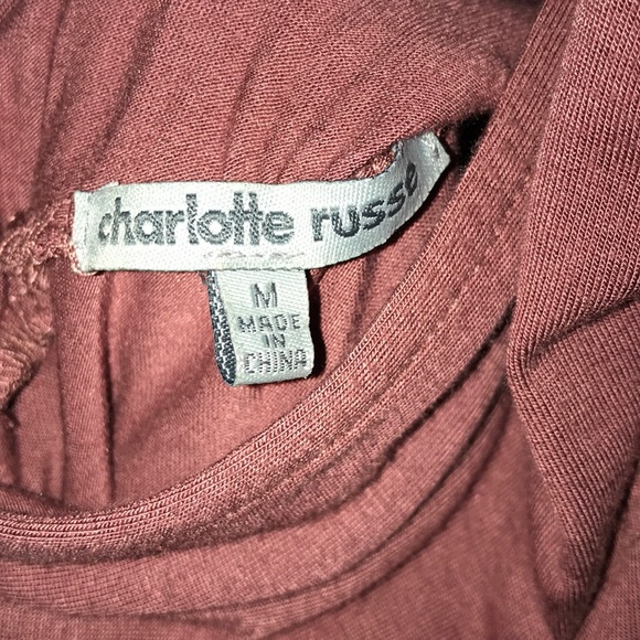 Mauve deep V body suit - Picture 3 of 3